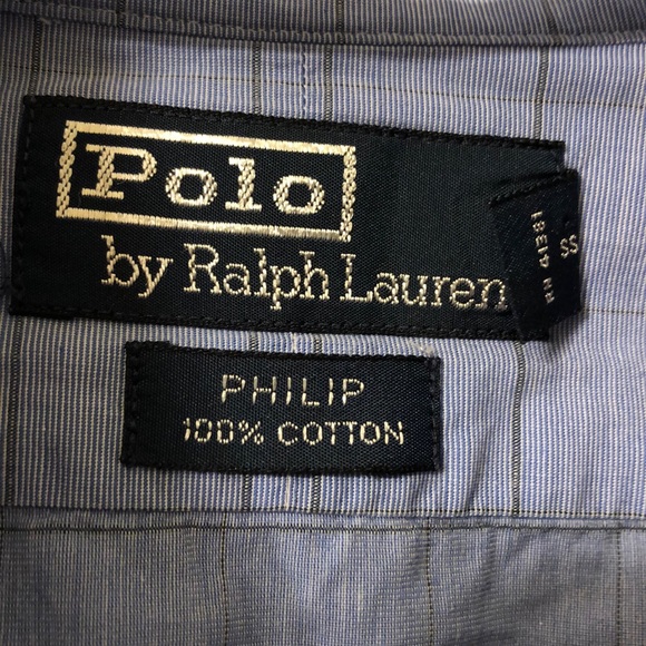 Ralph Lauren button up in EUC size 15 1/2 neck - Picture 3 of 4